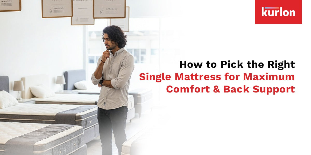 How to Pick the Right Single Mattress for Maximum Comfort and Back Support